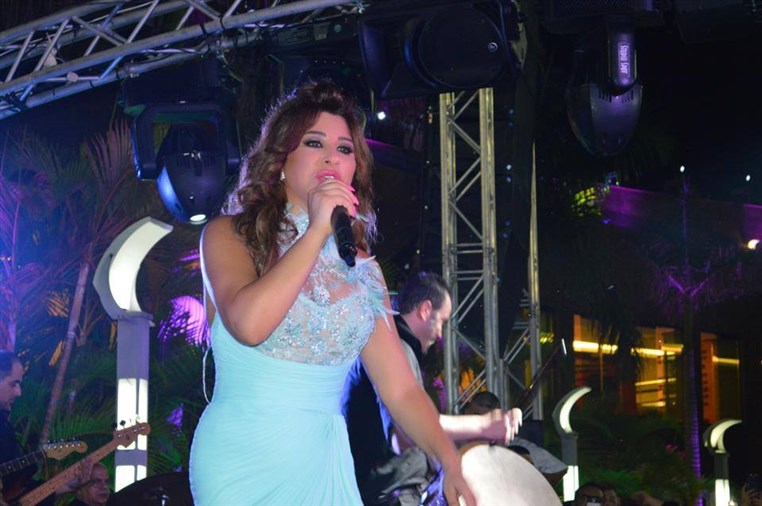 Najwa Karam at Larc Resort 